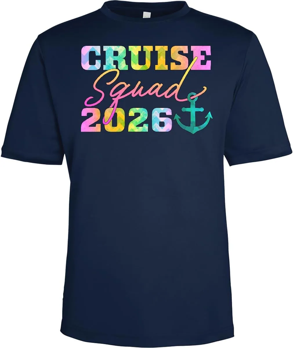 

Футболка Inktastic Cruise Squad 2026 Adult Performance