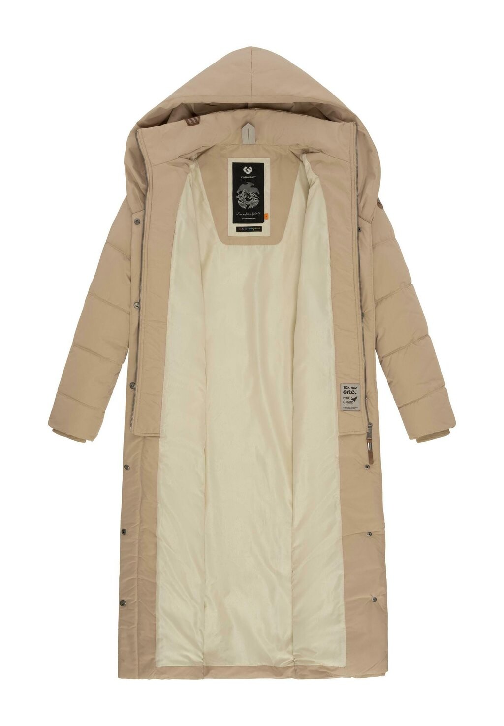 

Зимнее пальто NATALKA Ragwear, серо-коричневый