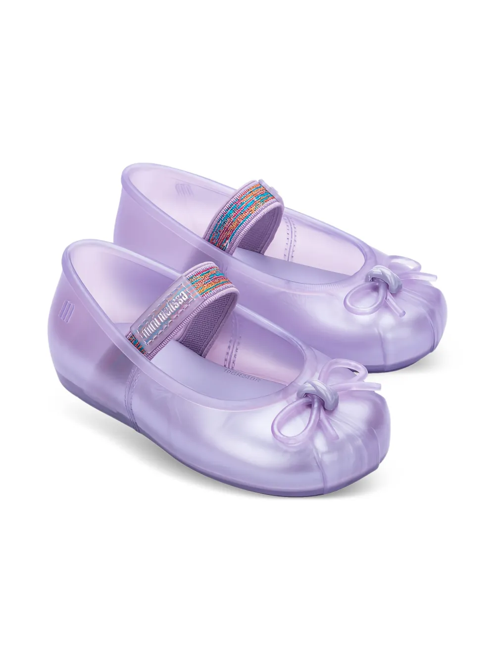 Балетки Sophie с бантом Mini Melissa, фиолетовый