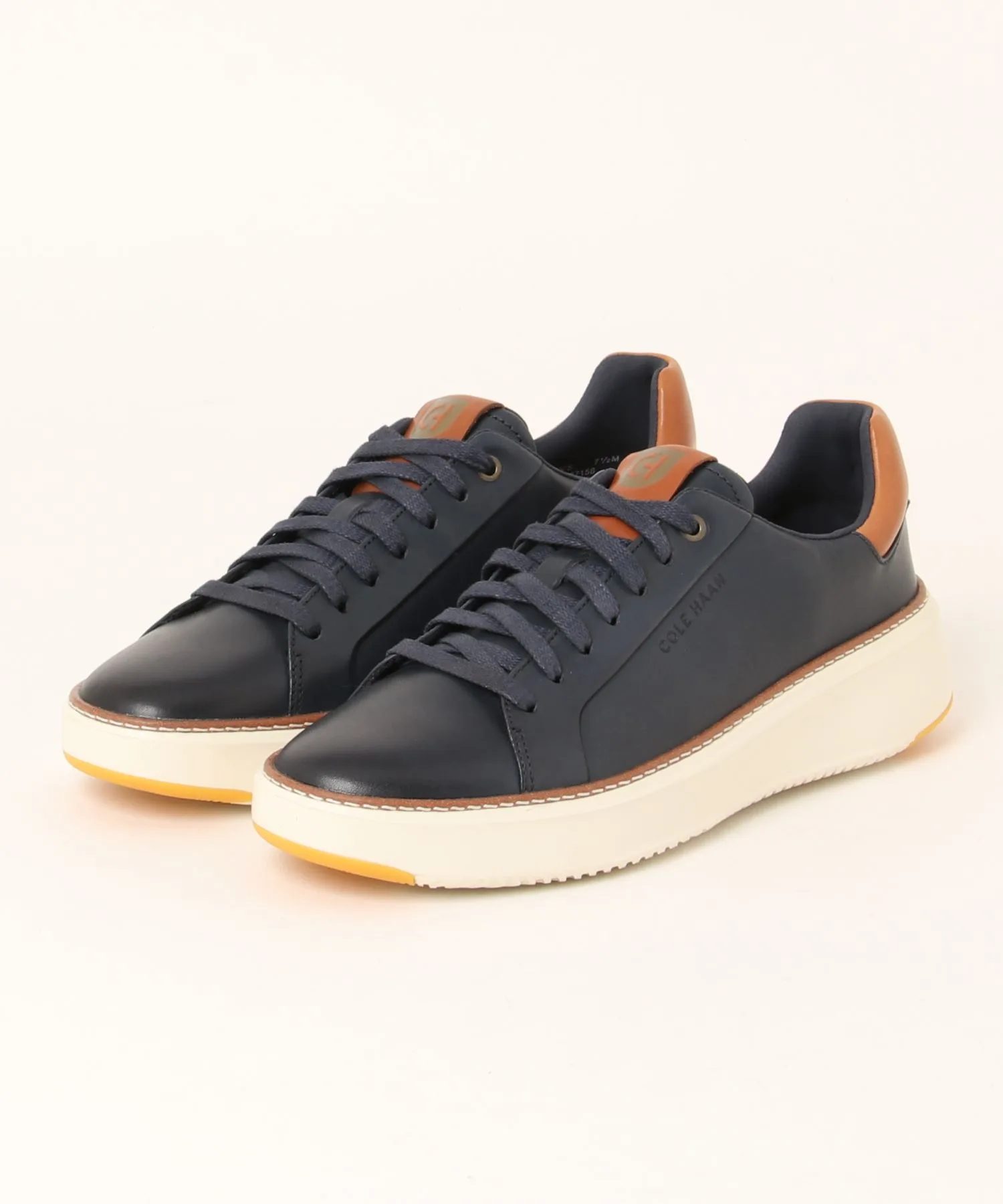 Мужские кожаные кроссовки COLE HAAN GRANDPRO TOPSPIN тёмно-синие