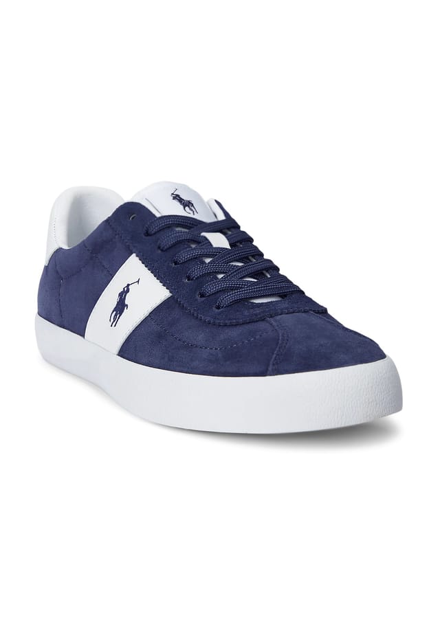 

Кожаные кроссовки Polo Ralph Lauren, синий