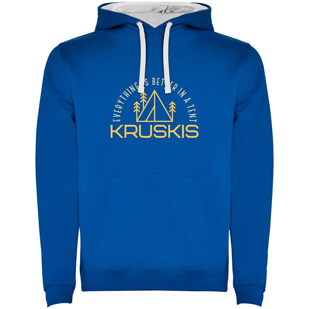 

Худи Kruskis Everything Is Better Bicolor, синий