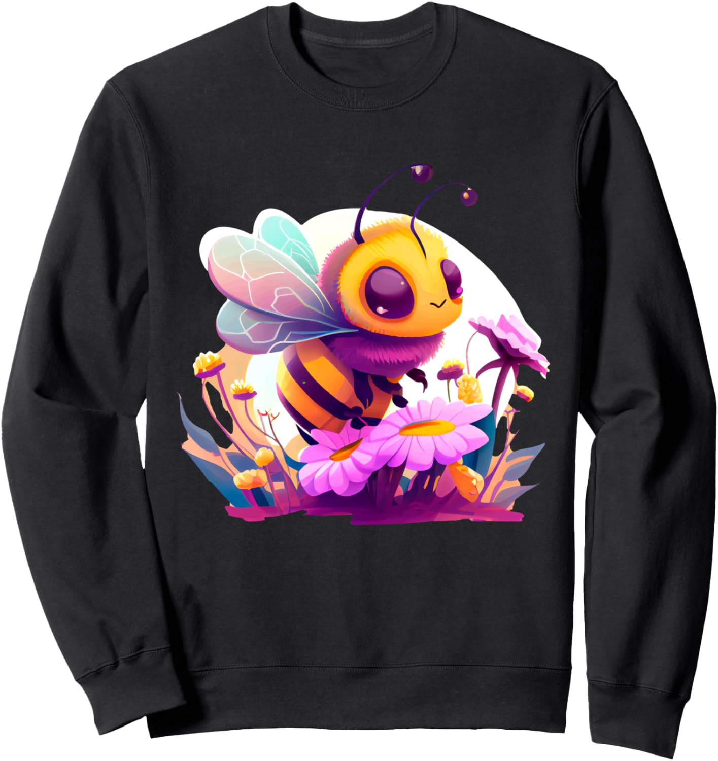 

Милая толстовка с цветочным принтом в виде шмеля, черная Cute Bumblebee Garden Flowers Spring Nature, Черный, Милая толстовка с цветочным принтом в виде шмеля, черная Cute Bumblebee Garden Flowers Spring Nature