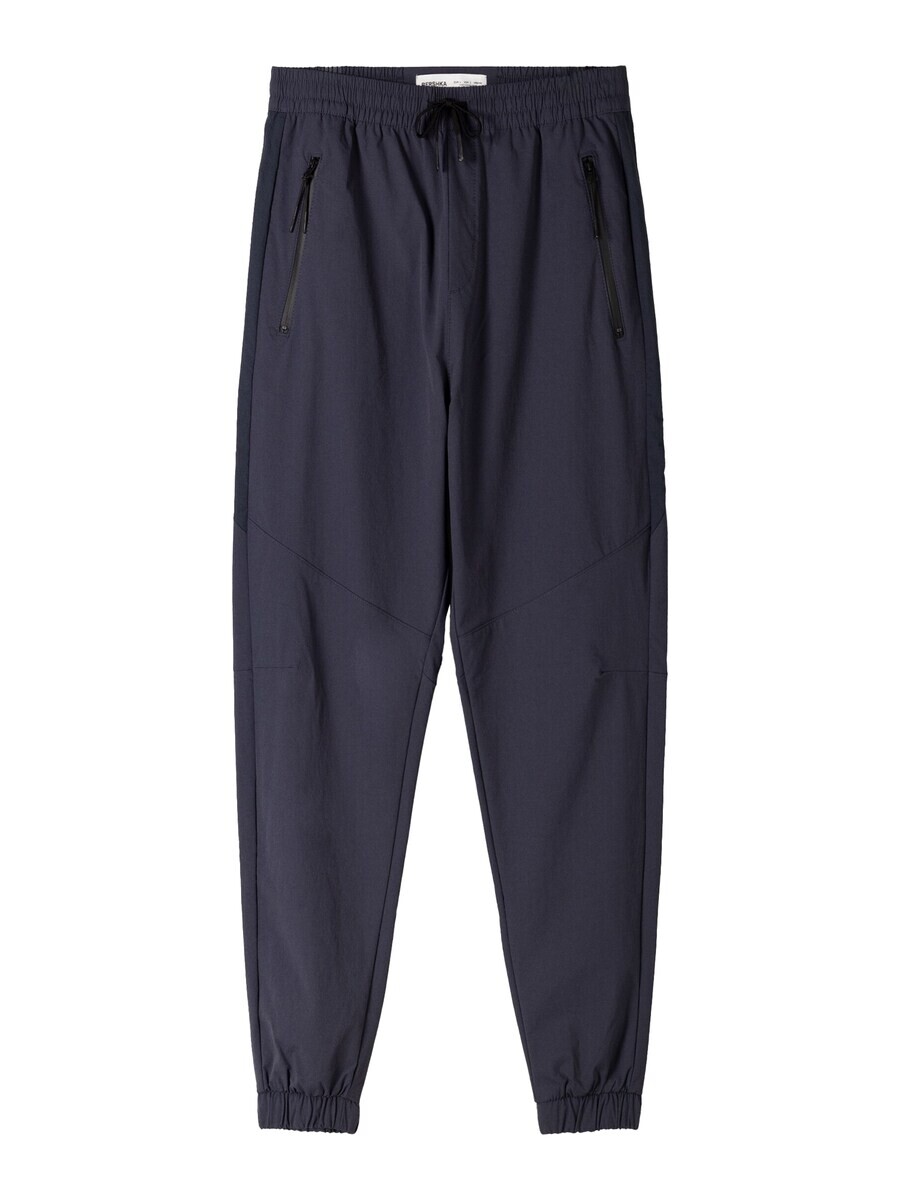 

Тканевые брюки Bershka Regular Pants, цвет marine blue/navy