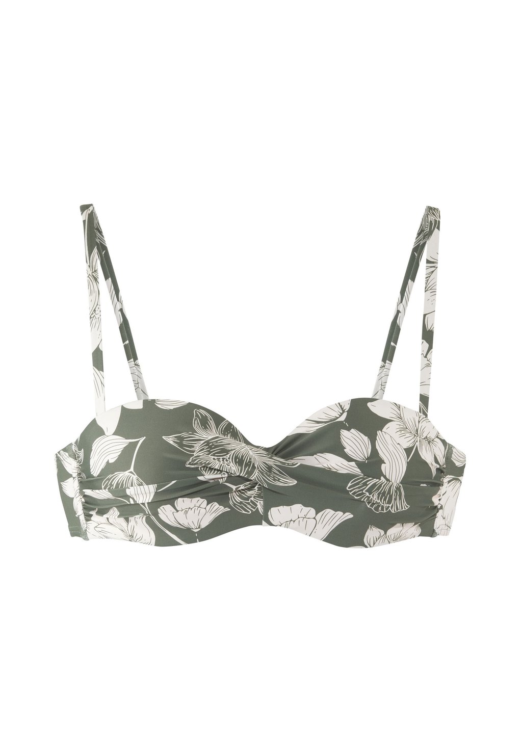 

Верх бикини BANDEAU s.Oliver, оливковый