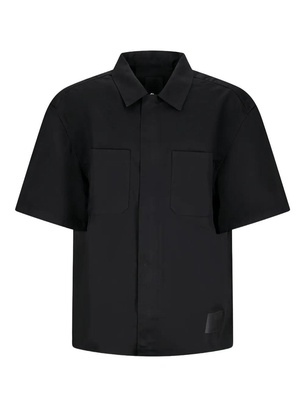 

Рубашка с короткими рукавами и накладным карманом Givenchy, черный