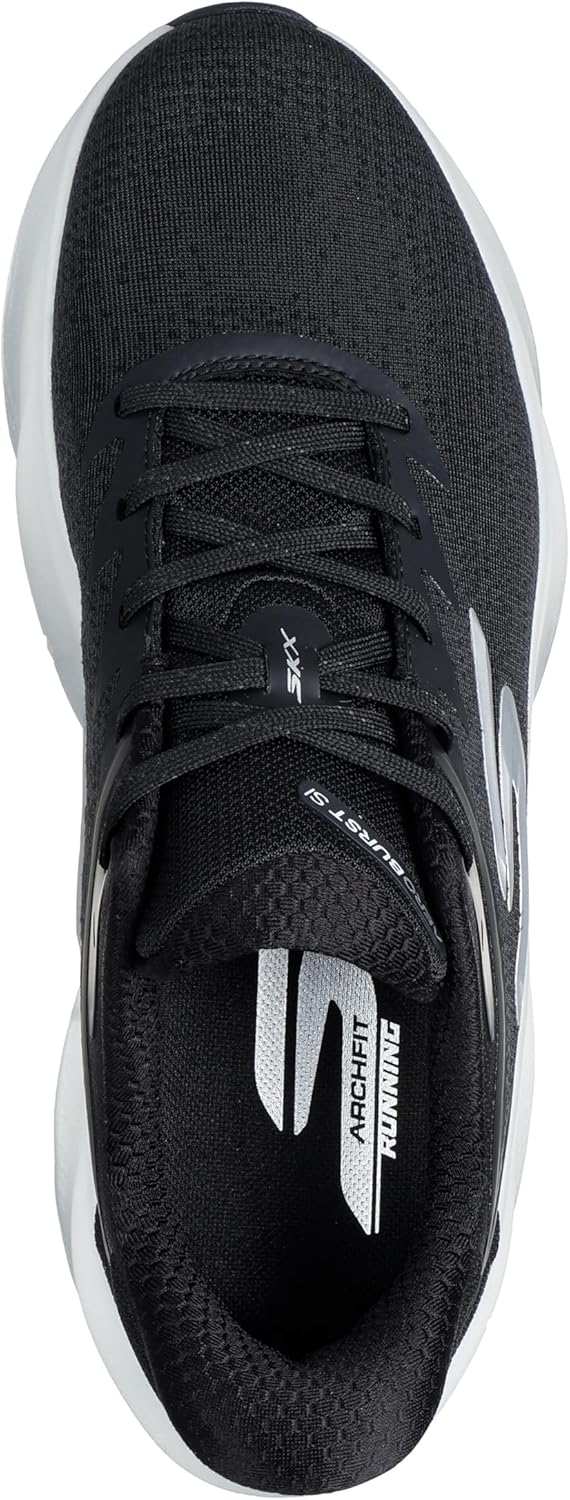 Мужские слипоны Skechers Aero Burst без шнурков, белый/черный — фото 3