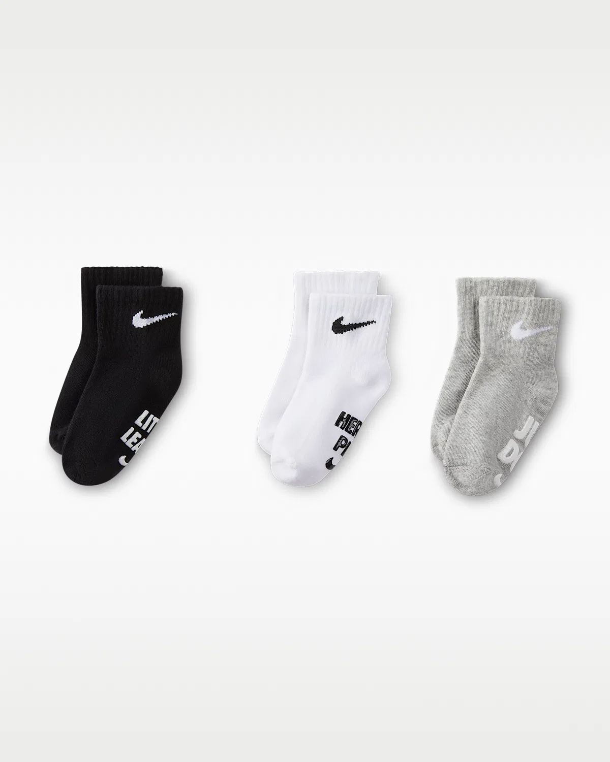 Носки детские Nike Verbiage Gripper Socks (3 пары), White
