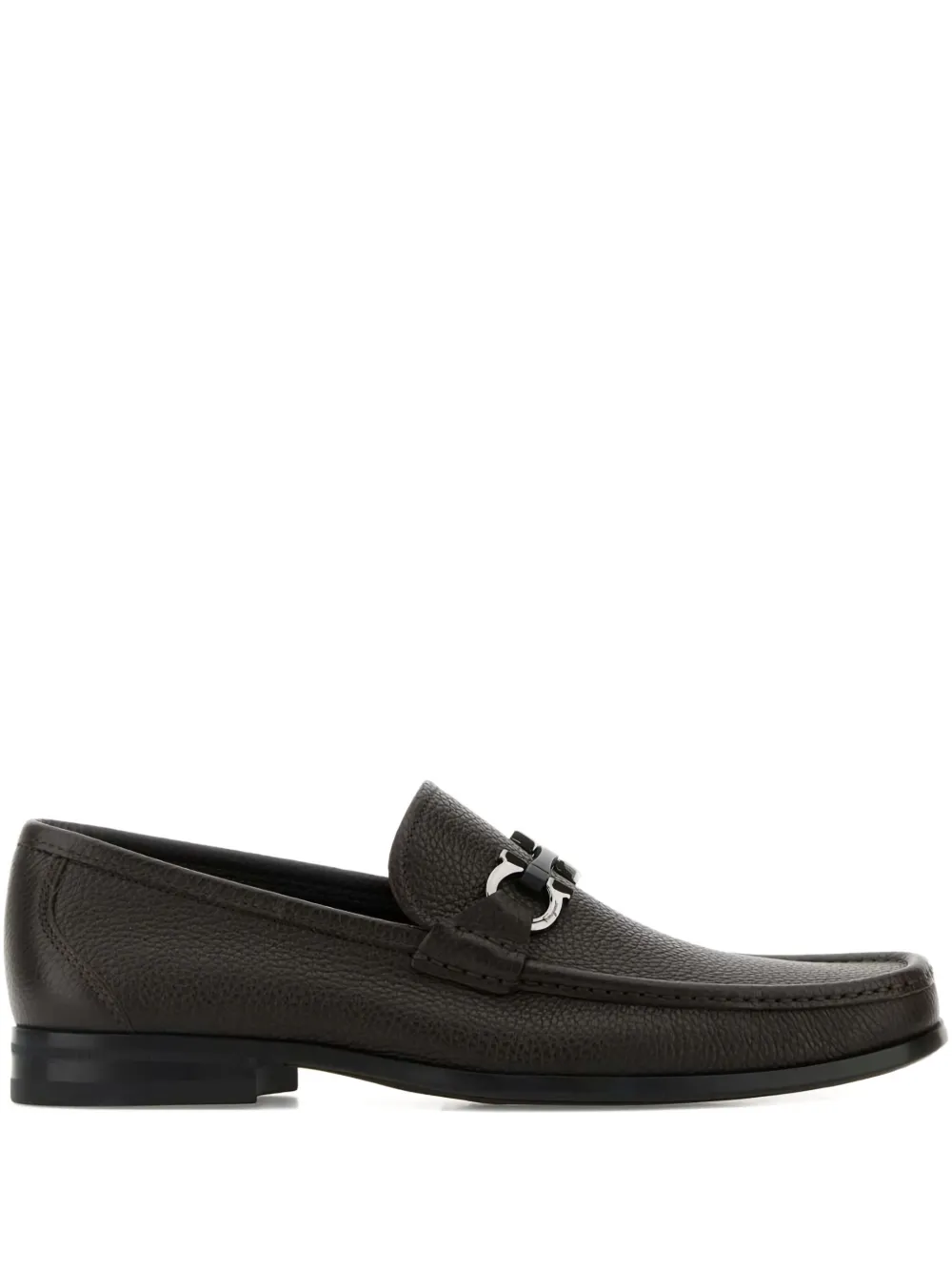 

Фактурные лоферы Grandioso Ferragamo, коричневый