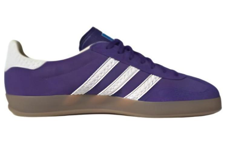 Adidas Originals Адидас Газелль Индор Пёрпл Коре Уайт Пёрпл Уайт, цвет Purple White — фото 3