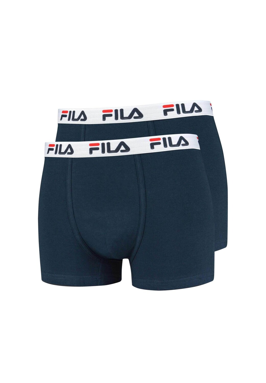 

Мужские боксеры, 2 шт. - хлопок, однотонные FILA, цвет Marineblau Small