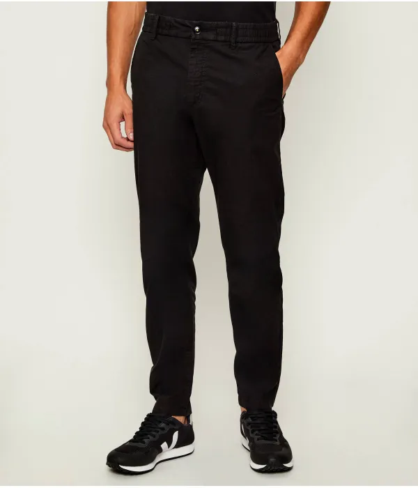 Брюки чинос ds-1 Tapered fit Boss Orange, черный — фото 3