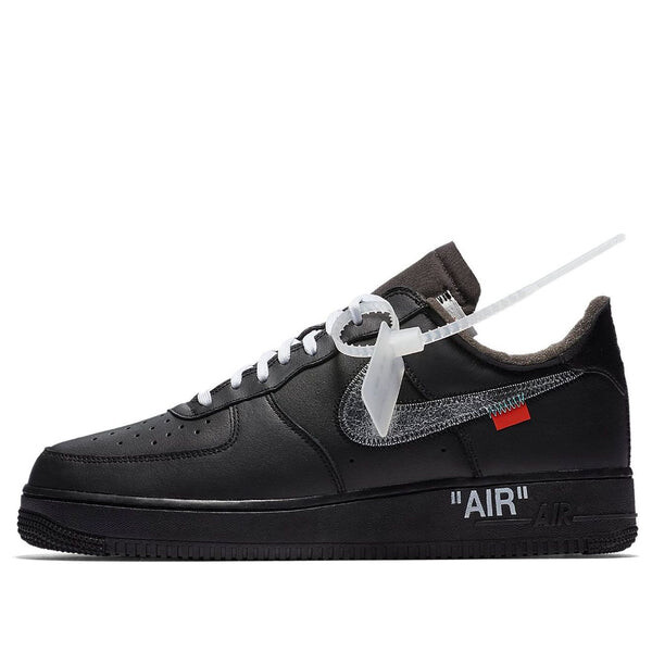 

Кроссовки x off-white air force 1 low '07 'moma' Nike, черный
