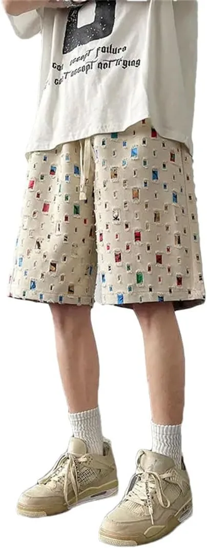 

Мужские оверсайз шорты в клетку