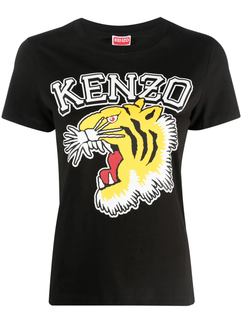 

Футболка Tiger Varsity KENZO, черный