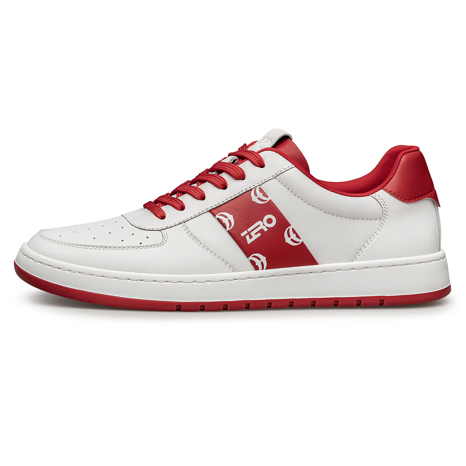 

ZRO Низкие скейтбордские кроссовки мужские бело-красные, цвет White Red