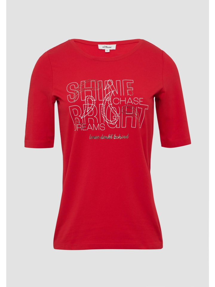 

Футболка цвета 30D0_рубиново-красный s.Oliver