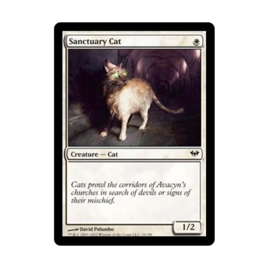 

CCG Святилищный кот (C) (Фольга), MTG - Dark Ascension