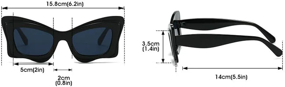 

Винтажные солнцезащитные очки-бабочки для женщин, модные ретро-очки, стильные женские очки класса люкс с защитой от УФ-излучения UV400 TYUVIVO, Rosered-black