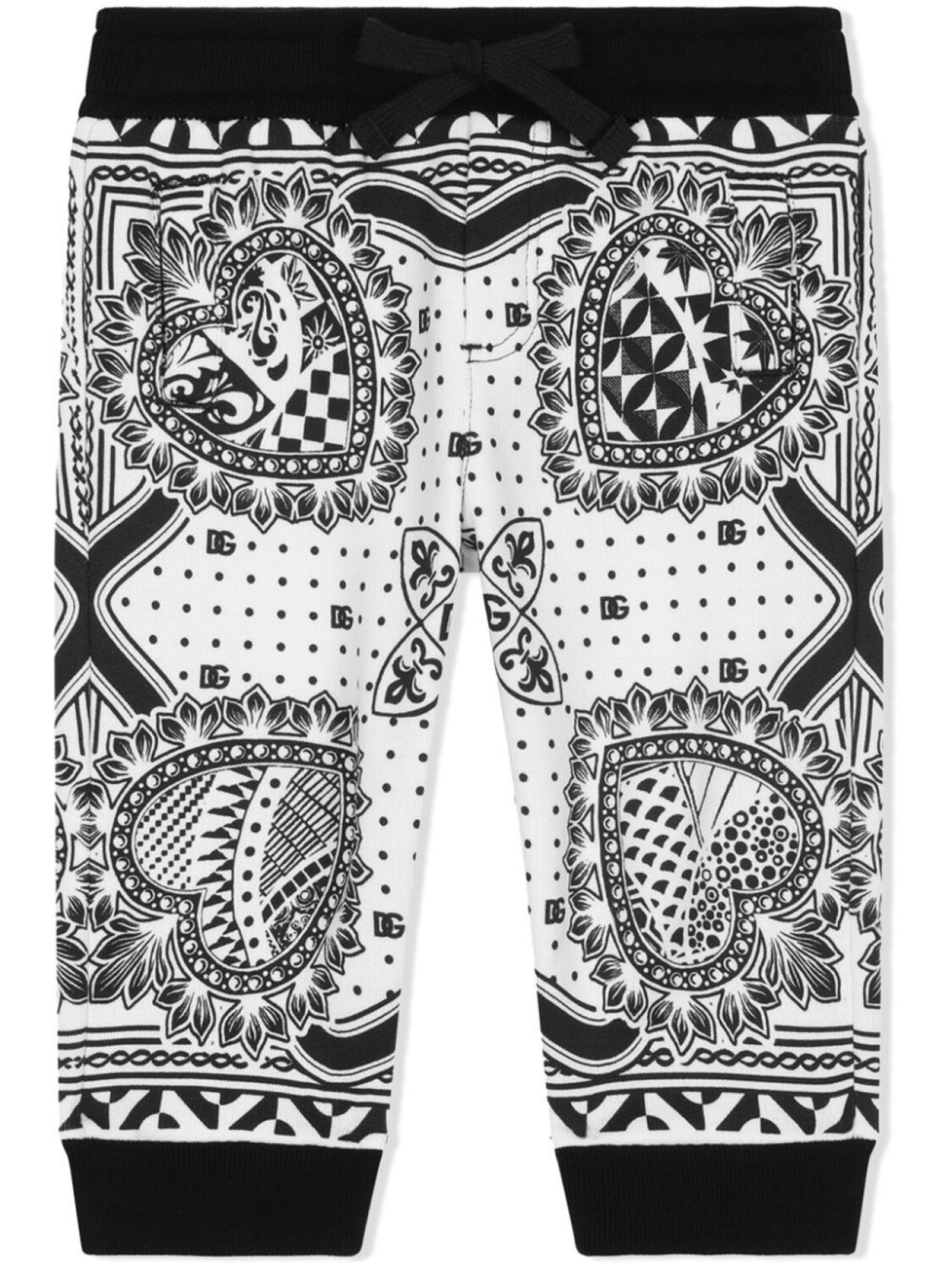 

Dolce & Gabbana спортивные брюки с принтом, белый