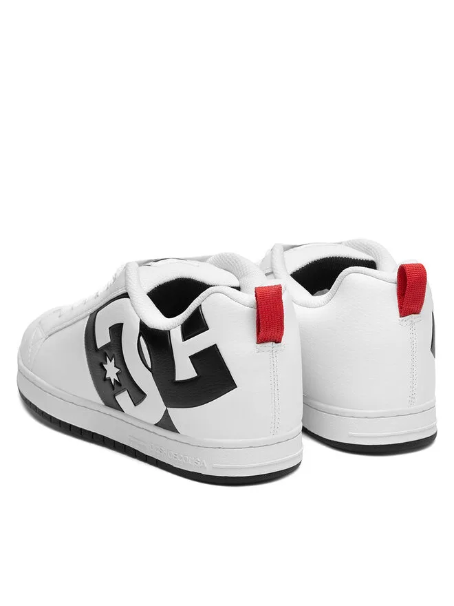 DC Shoes Кроссовки COURT GRAFFIK SQ ADYS100442-WLK белые — фото 3