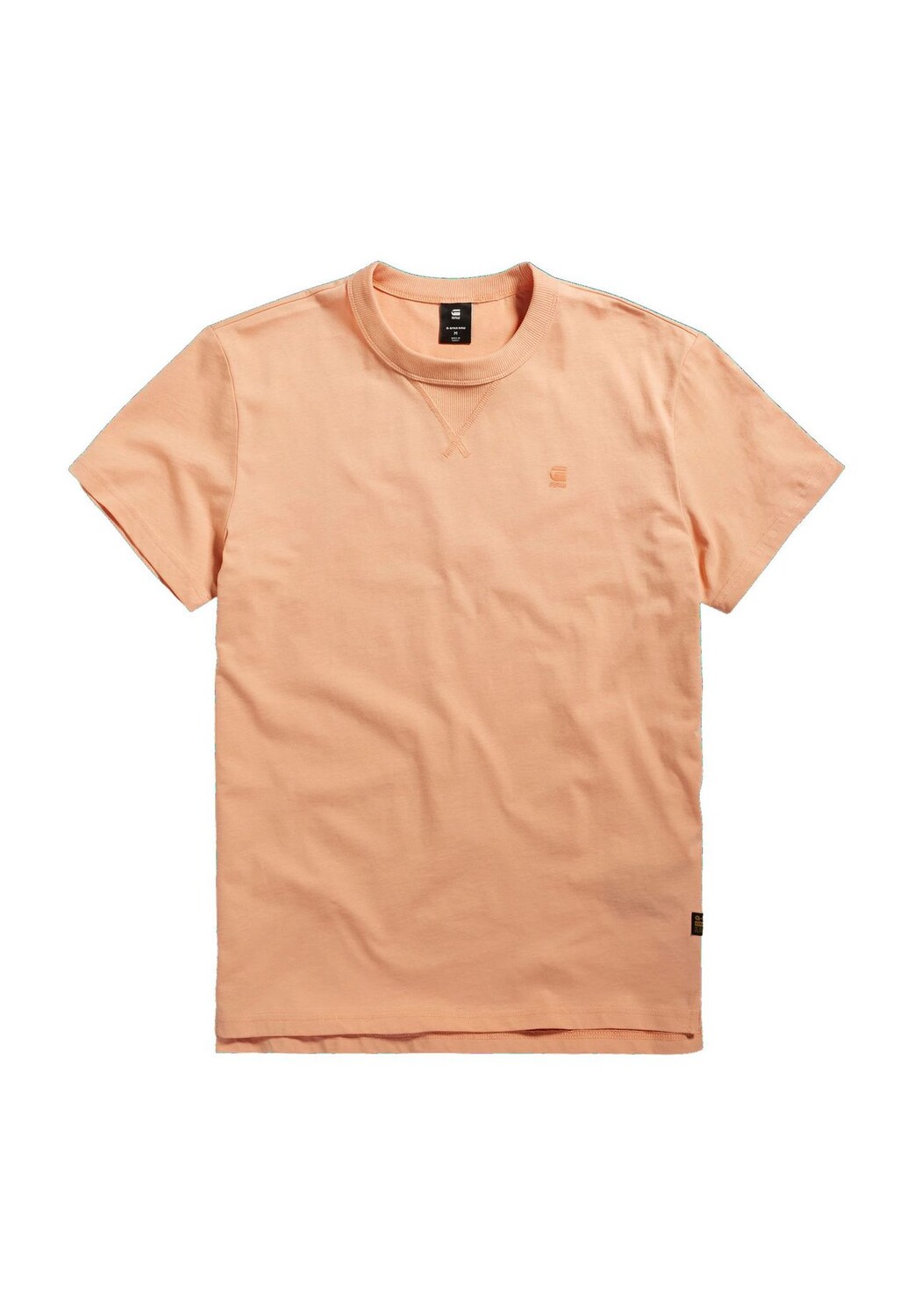 

Футболка, разрезы по бокам, мужская G-STAR RAW, цвет Peach Bloom