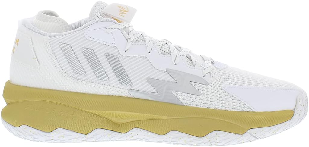 

Кроссовки Adidas для взрослых унисекс Dame 8, белый/золотой