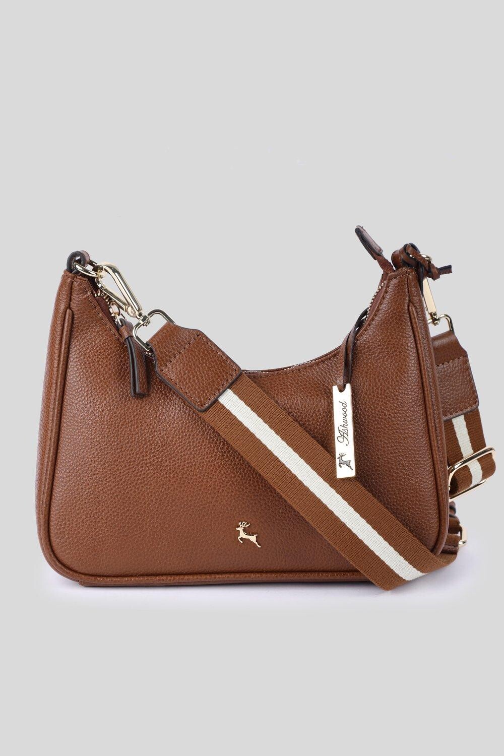 

Сумка через плечо Bella Toscana из натуральной кожи с лямкой Ashwood Leather, коричневый