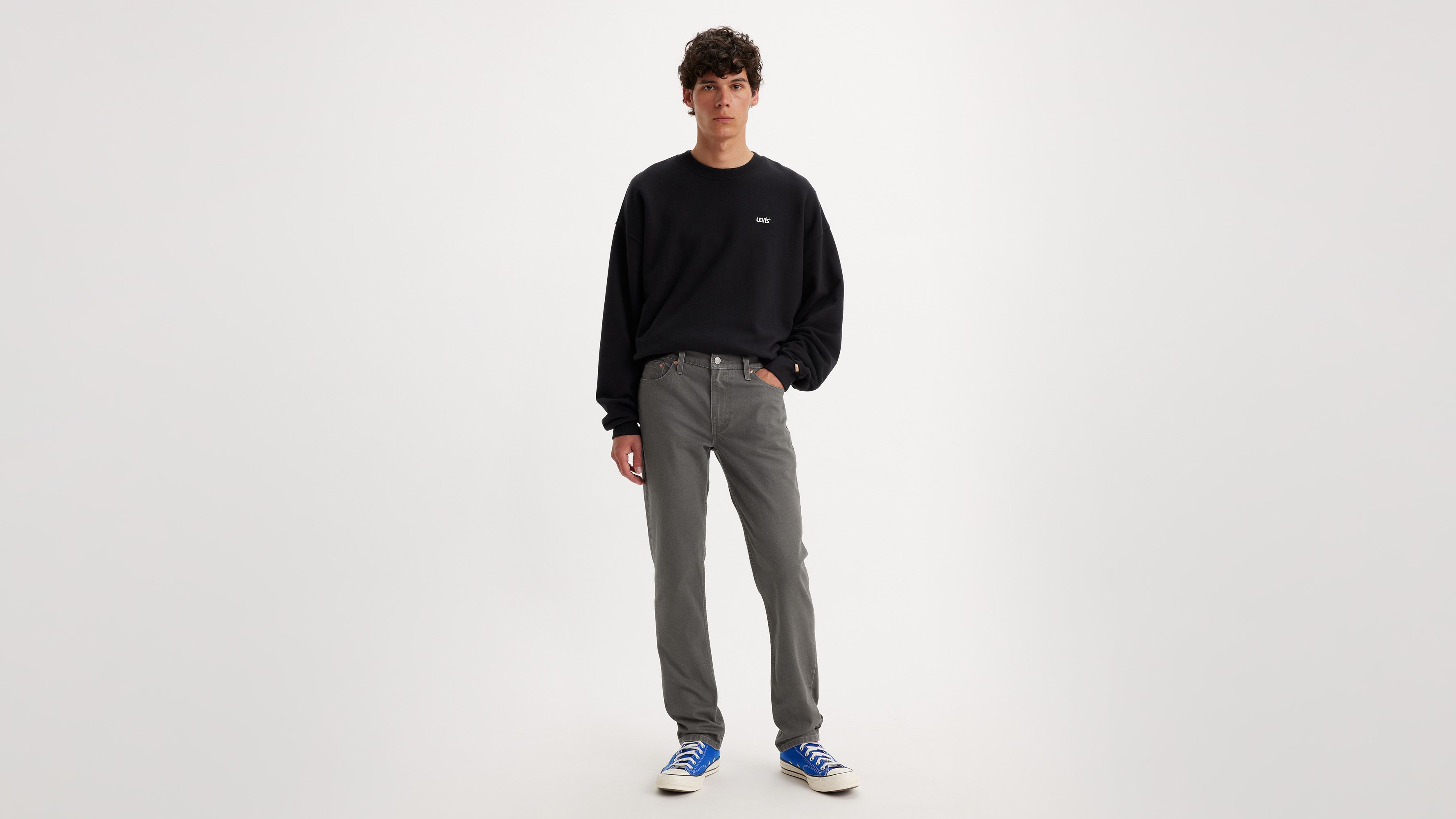 

511 Узкие мужские джинсы Levi's, цвет Iron Stone - Grey - Stretch