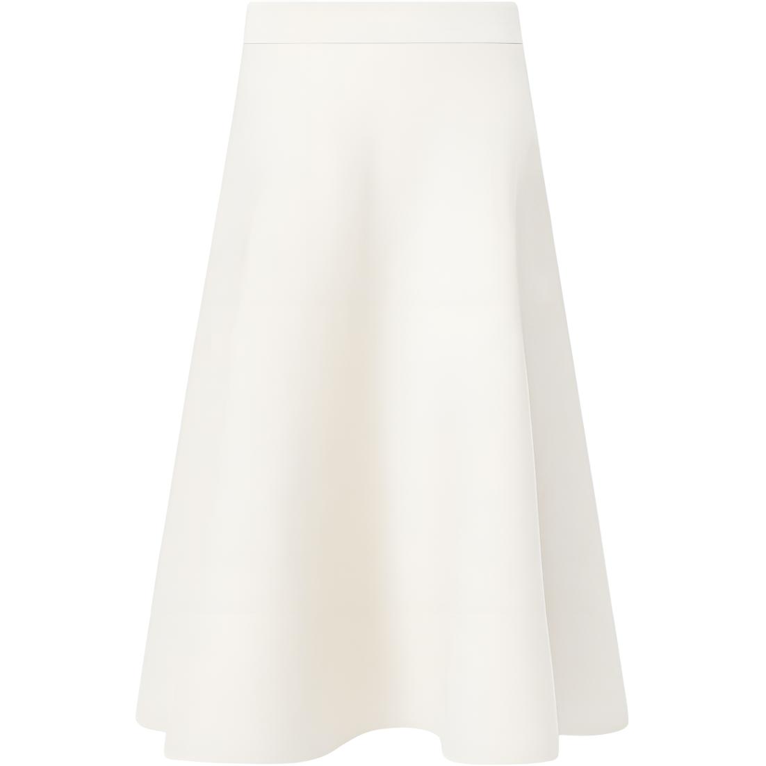 

Повседневная длинная юбка Women's MaxMara, айвори белый