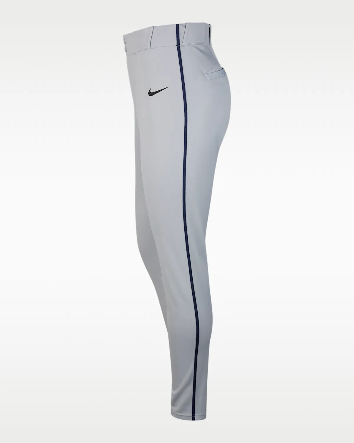 Мужские бейсбольные штаны с кантом Nike Vapor Select, Wolf Grey/Midnight Navy/Black — фото 3
