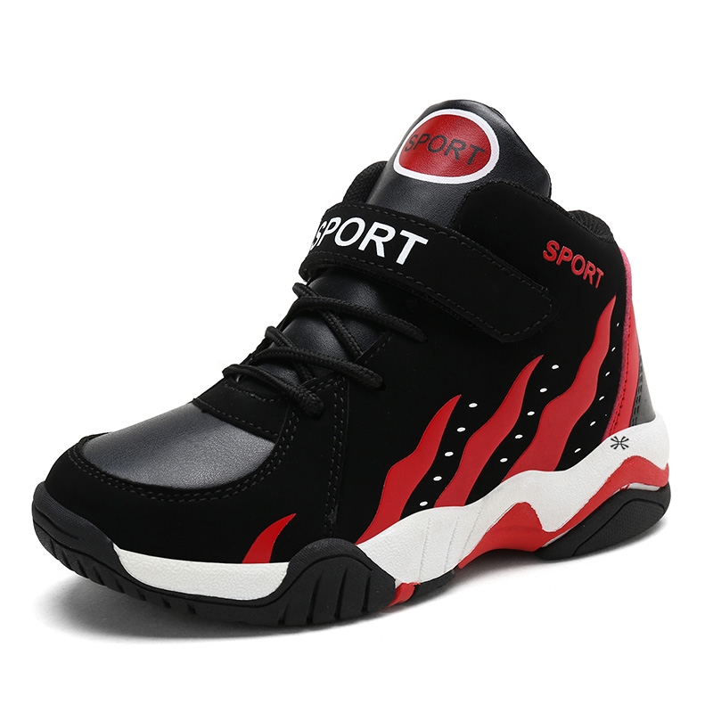 

Детские баскетбольные кроссовки YUZHAOLIN, черный/красный