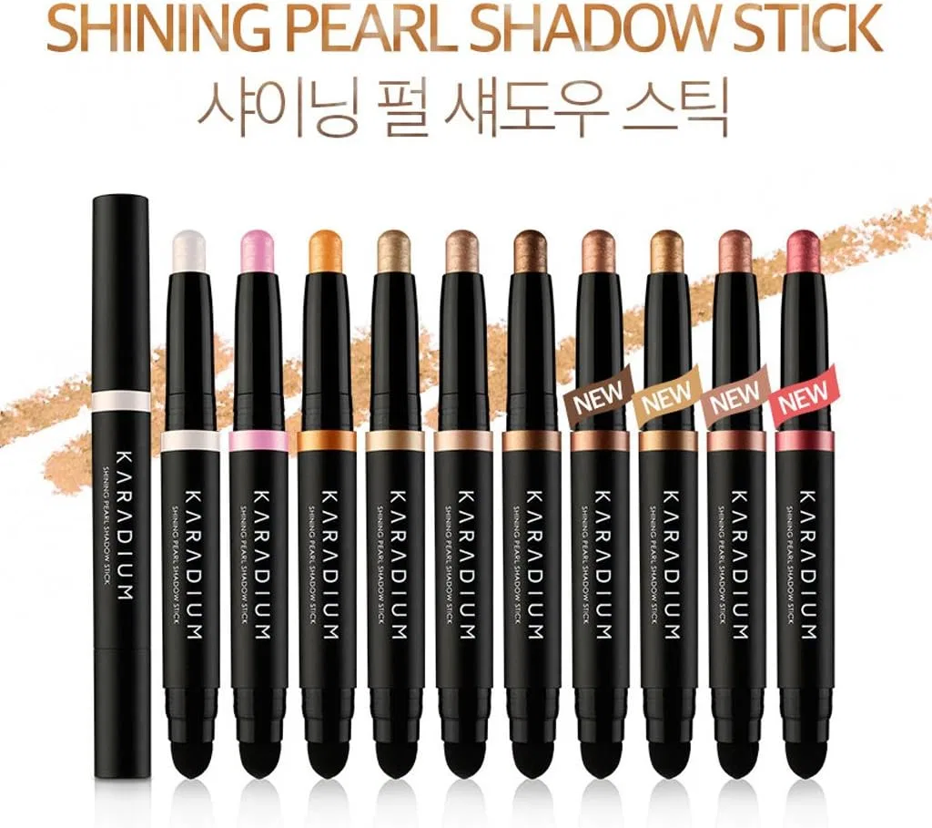 Тени для век KARADIUM Shining Pearl Smudging Eye Shadow Stick, 1.4 г, 9 Rose Gold — фото 2