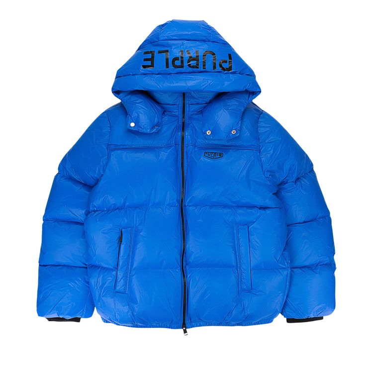 

Куртка PURPLE BRAND Nylon Down Puffer Jacket 'Blue', синий