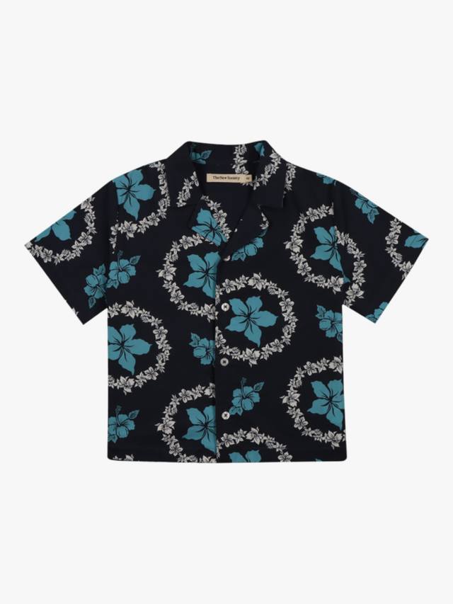 

Детская хлопковая рубашка Dionisio на пуговицах The New Society, Navy