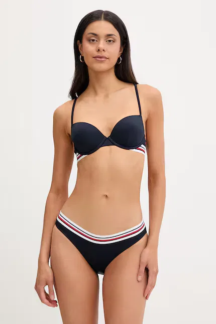 Бюстгальтер для плавания push-up Tommy Hilfiger, синий — фото 2
