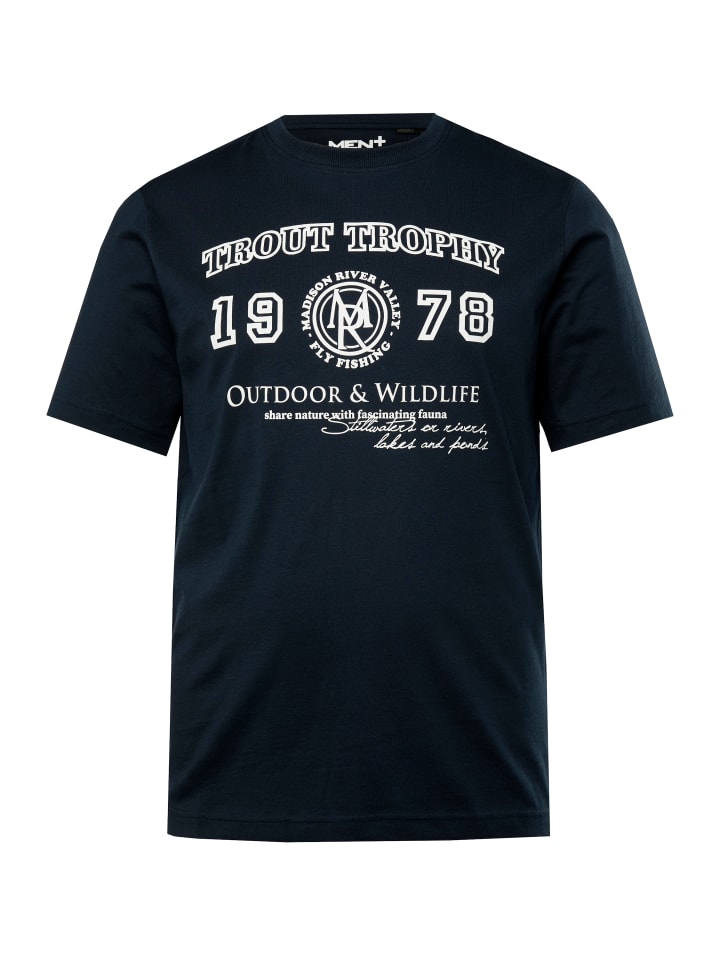 

Футболка Men Plus, темно-синий