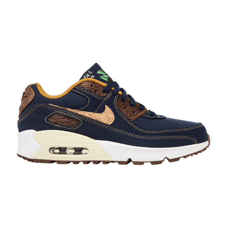 

Кроссовки Nike Air Max 90 GS 'Cork - Obsidian', синий