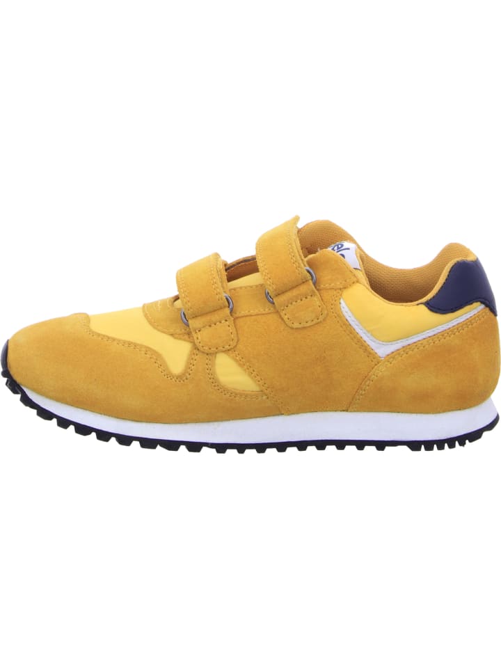 Кроссовки на шнуровке Jela shoes, желтый — фото 4