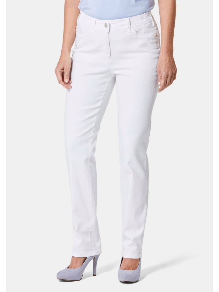 

Джинсы Carla: Классические джинсы Carla белого цвета GOLDNER