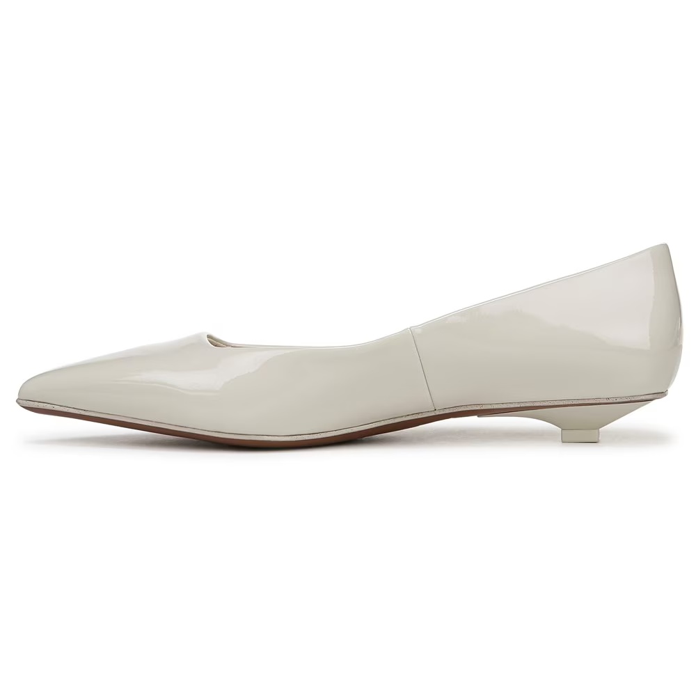 Туфли на низком каблуке Prella от Franco Sarto, white patent faux leather — фото 4