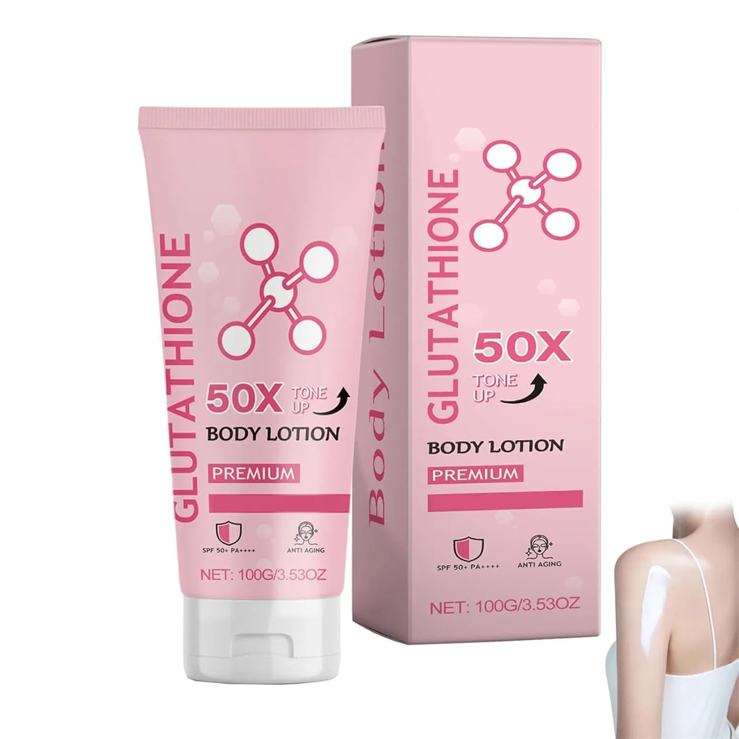 Увлажняющий лосьон для тела «Glutathione 50x Tone Up», 100 г Generic