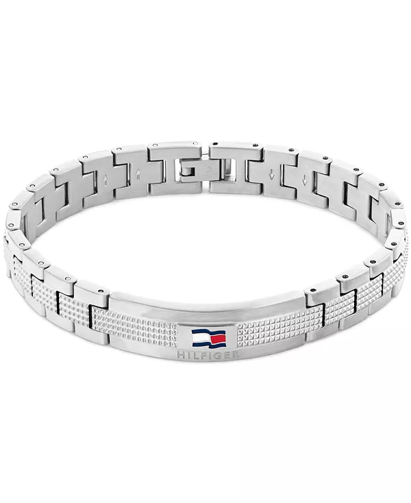 

Мужской браслет из нержавеющей стали Tommy Hilfiger, silver