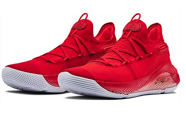 Кроссовки curry 6 team 'red' Under Armour, красный — фото 3