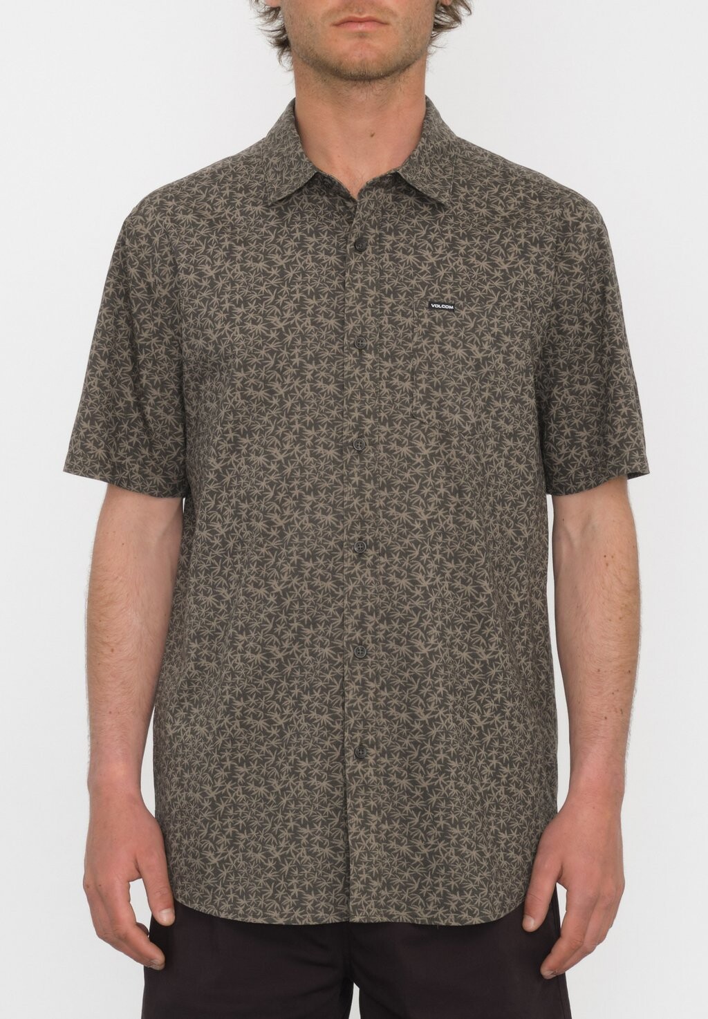 

Рубашка STONE MASH SS Volcom, цвет stealth