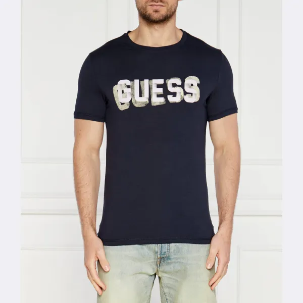 

Футболка стандартного кроя Guess, синий
