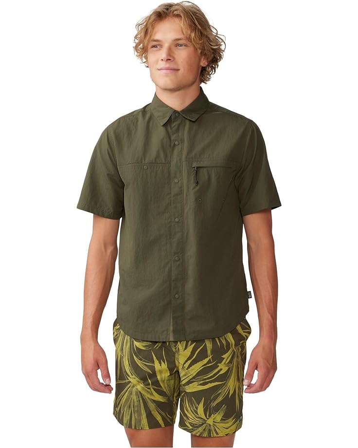 

Рубашка Mountain Hardwear Stryder Short Sleeve, цвет Dark Pine