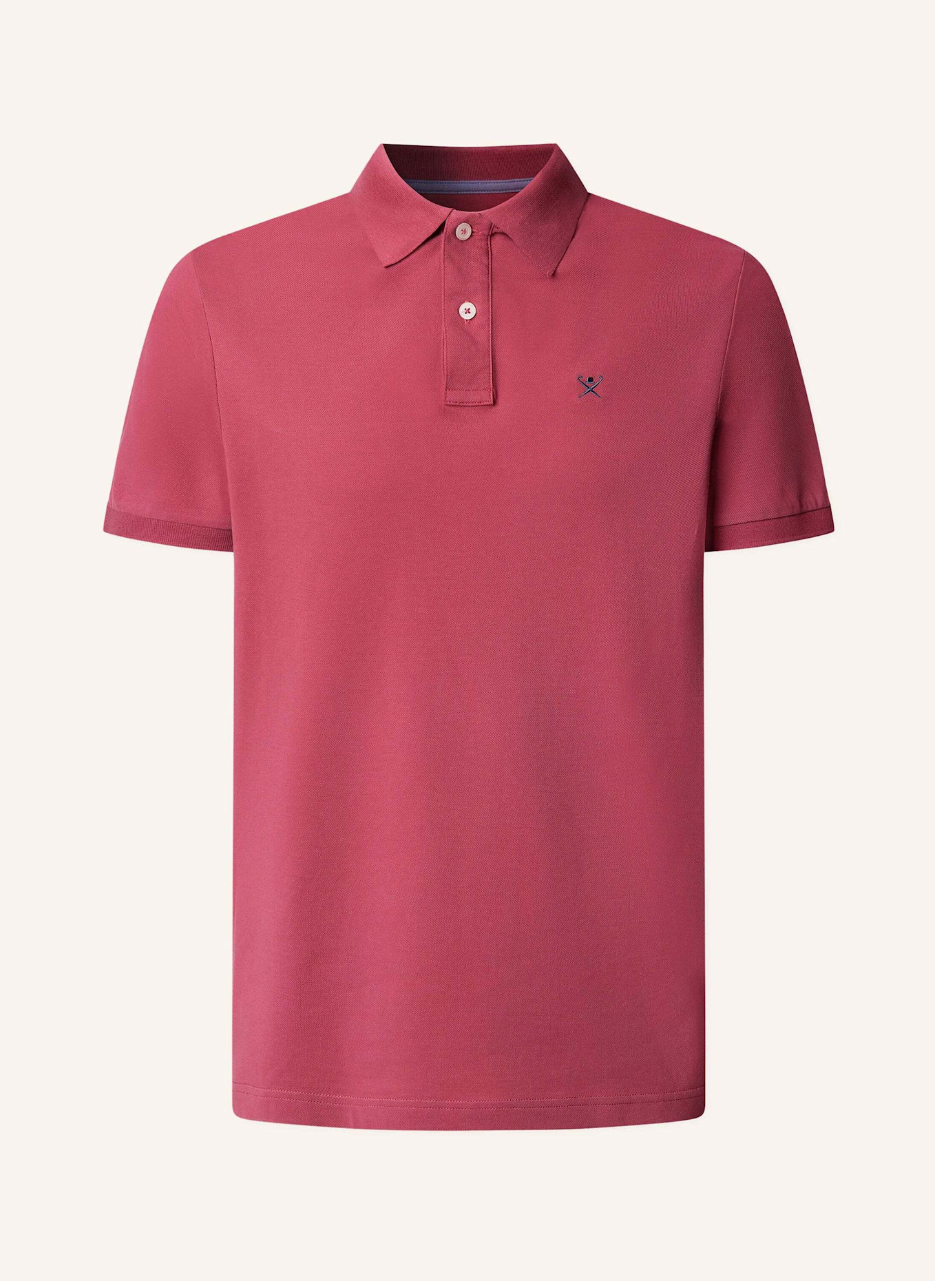 

Рубашка поло с логотипом slim fit Hackett London, розовый