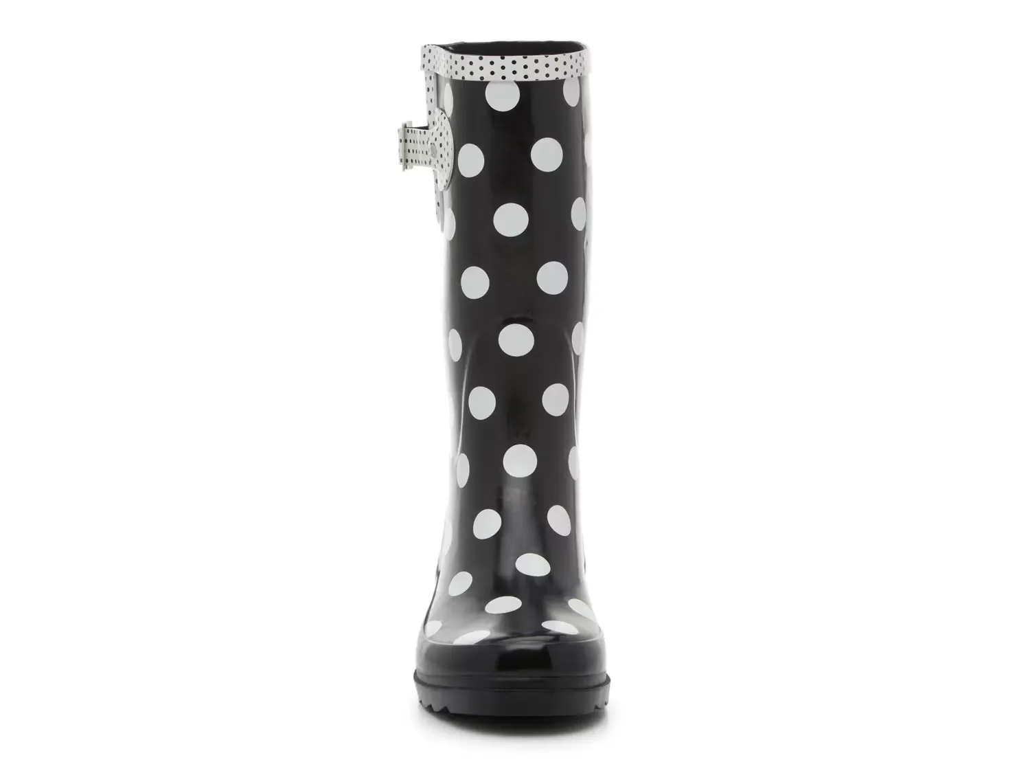 Сапоги Rob Dots Rain Boot Chooka, черный/белый — фото 2