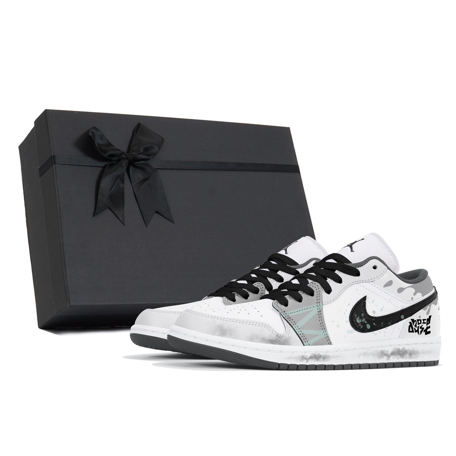 

Кроссовки Air 1 Abrasion Resistant Low Top Vintage мужские Gray Jordan, светло-серый